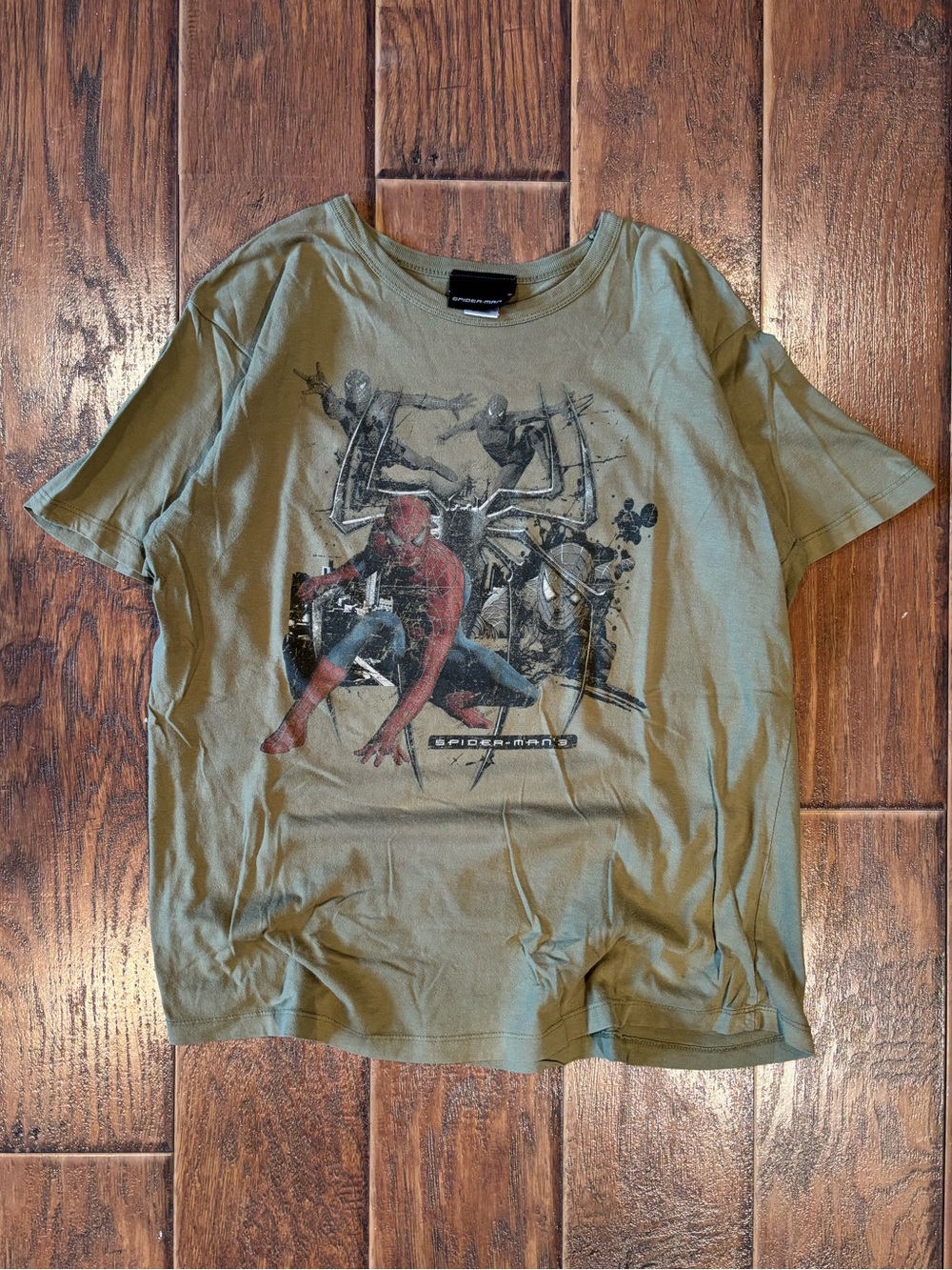 Vintage Y2K 2007 Spider-Man 3 Movie Promo Shirt